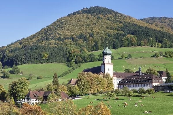 Kloster St. Trudpert Monastery, Munstertal, Munstertal Valley, Black Forest, Baden Wurttemberg, Germany, Europe