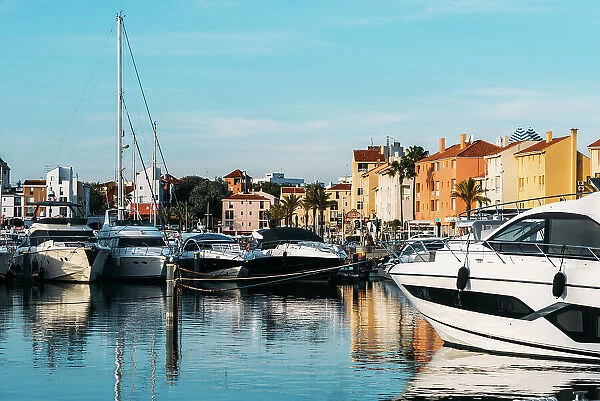 Known as the Capital of World Sailing, Vilamoura Marina, Portugal's largest marina, Algarve, Portugal, Europe
