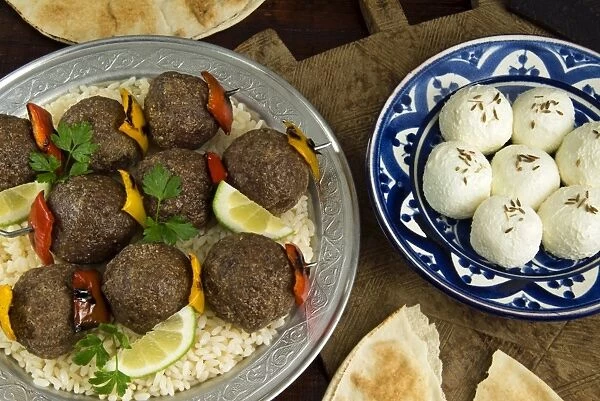 Koftas, kofta meat ball, Middle Eastern food, Egypt, North Africa, Africa