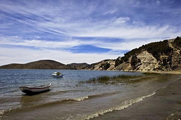 Kollabaya, Challapampa, Isla del Sol, Lake Titicaca, Bolivia, South America