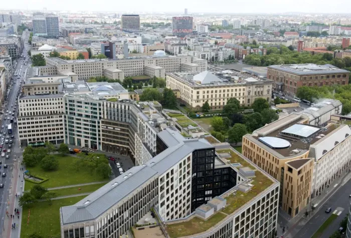 Framed Print : From the top of the Kollhoff building on Potsdamer Platz, Berlin, Germany, Europe Framed Print : From the top of the Kollhoff building on Potsdamer Platz, Berlin, Germany, Europe