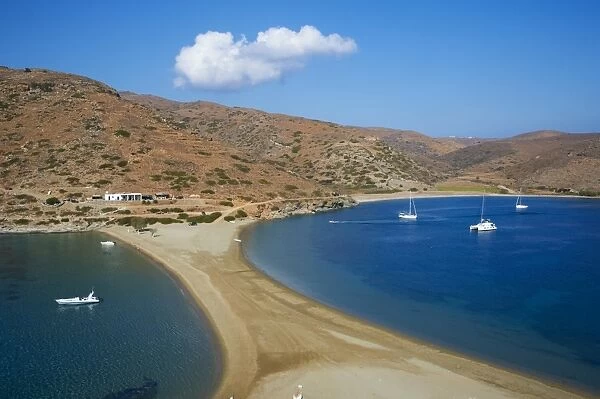 Kolona beach, Kythnos, Cyclades, Greek Islands, Greece, Europe