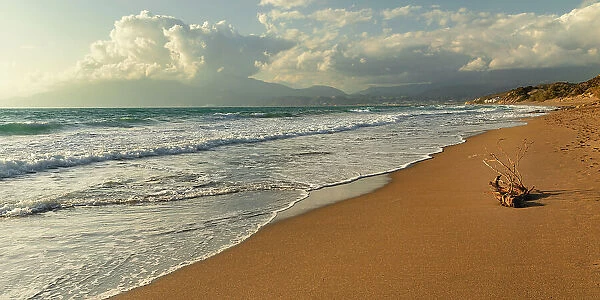 Komo beach near Matala, Iraklion, Crete, Greek Islands, Greece, Europe