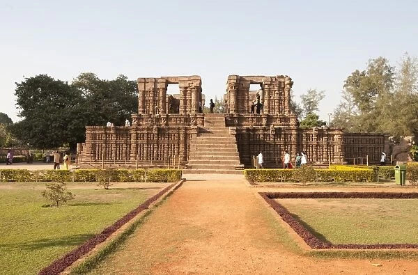 Konarak Sun temple dating from the 13th century, south side, UNESCO World Heritage Site, Konarak, Orissa, India, Asia