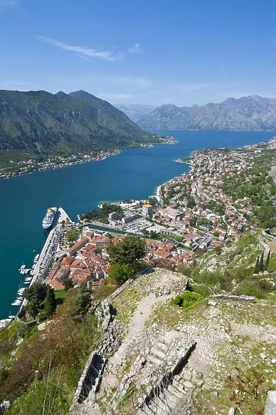 Kontor and the Kontorfjord, UNESCO World Heritage Site, Montenegro, Europe