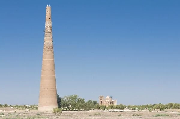 Konye Urgench with Gutlug Timur minaret, UNESCO World Heritage Site, Turkmenistan