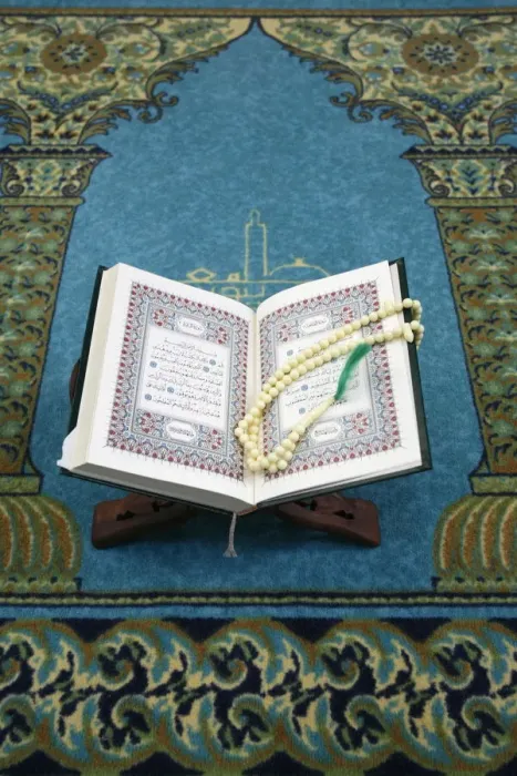Framed Print : Koran and prayer beads, Lyon, Rhone, France, Europe Framed Print : Koran and prayer beads, Lyon, Rhone, France, Europe