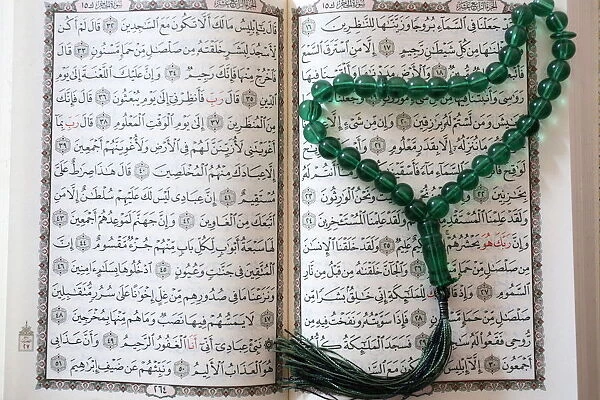 Koran and prayer beads, Paris, France, Europe