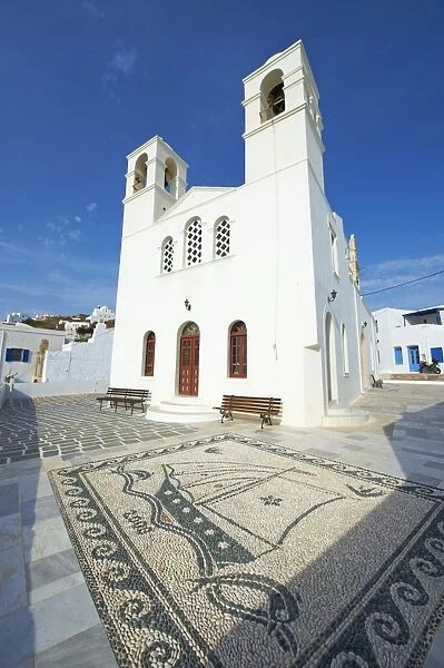 Korfiatissa church, Plaka, old village, Milos, Cyclades Islands, Greek Islands