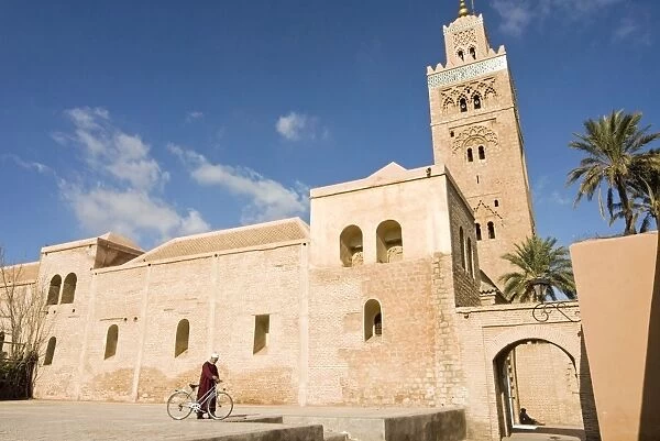Koutoubia Mosque and minaret, UNESCO World Heritage Site, Marrakech (Marrakesh)