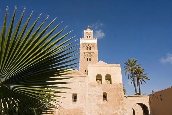 Koutoubia Mosque and minaret, UNESCO World Heritage Site, Marrakech (Marrakesh)