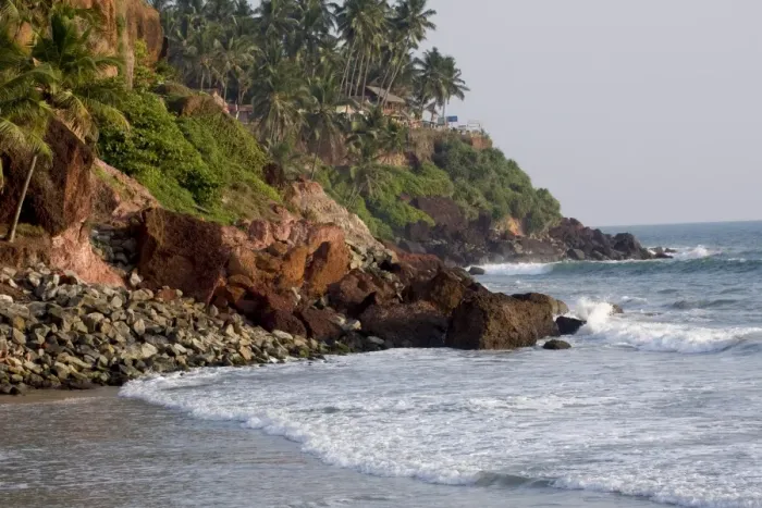 Framed Print : Kovalam Beach, Trivandrum, Kerala, India, Asia