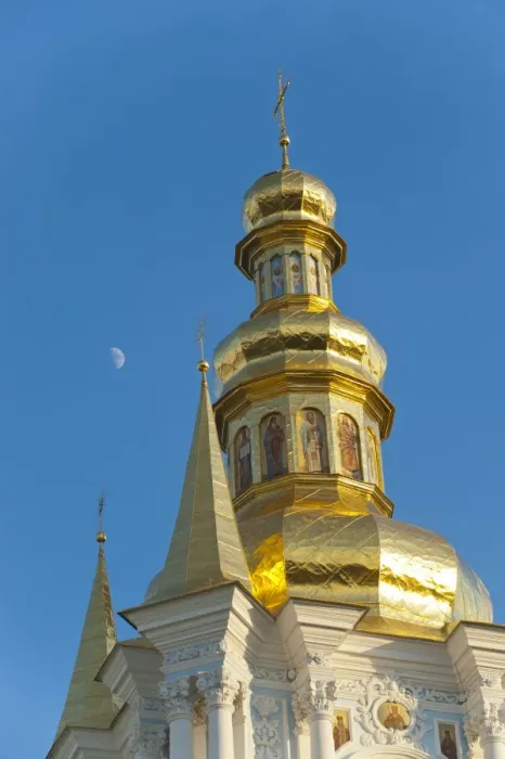 Framed Print : Kovnirs Bell Tower, Church of the Nativity of the Virgin, Pechersk Lavra, UNESCO World Heritage Site, Kiev, Ukraine, Europe
