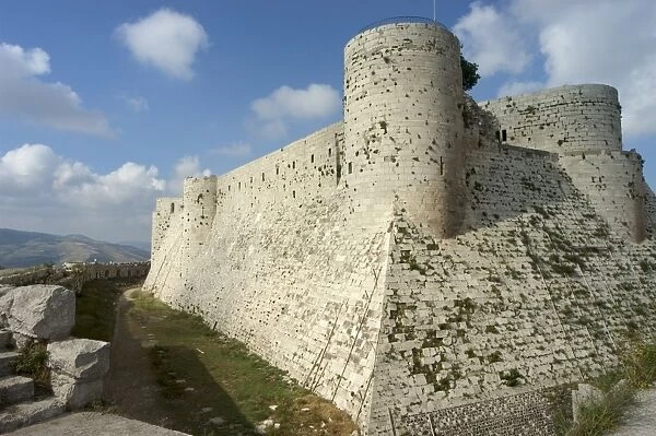 Krak des Chevaliers castle (Qala at al-Hosn)
