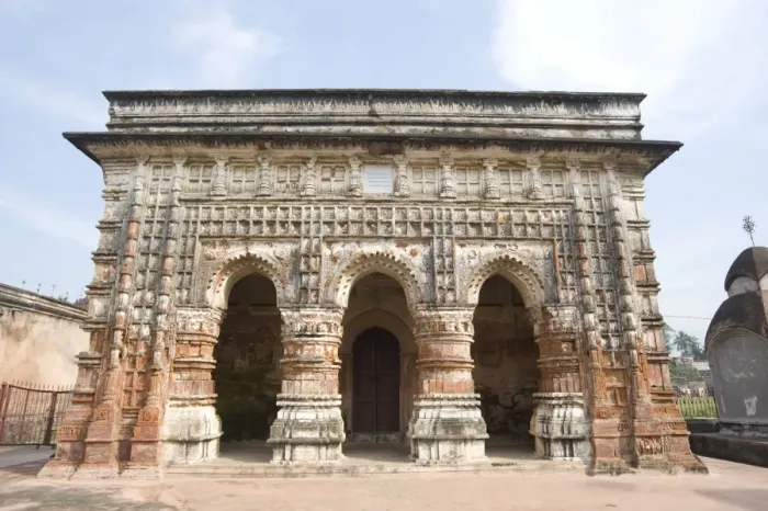 Framed Print : Krishna Chadraji temple, built in brick in 1755, standing within the Kalna complex Framed Print : Krishna Chadraji temple, built in brick in 1755, standing within the Kalna complex