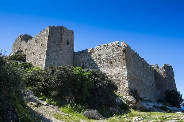 Kritinia castle, Rhodes, Dodecanese Islands, Greek Islands, Greece, Europe