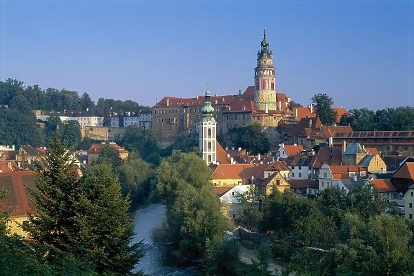 Krumlov Castle  /  Round Tower, Cesky Krumlov, South Bohemia, Czech Republic