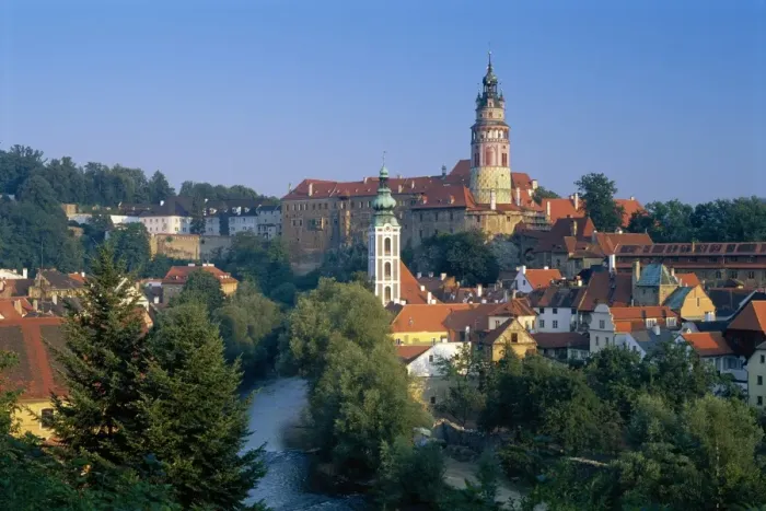 Framed Print : Krumlov Castle / Round Tower, Cesky Krumlov, South Bohemia, Czech Republic Framed Print : Krumlov Castle / Round Tower, Cesky Krumlov, South Bohemia, Czech Republic
