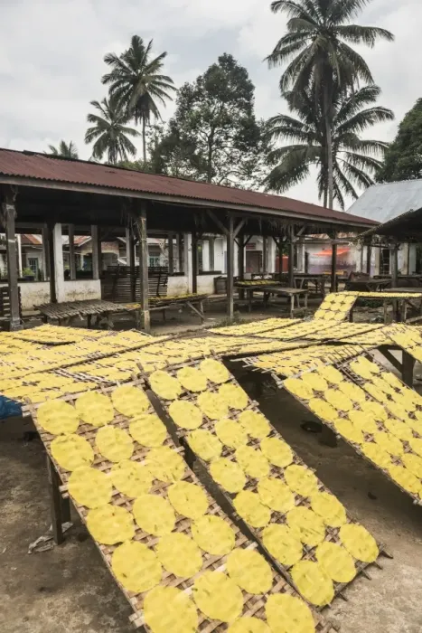 Framed Print : Krupuk (Kroepoek) drying in the sun, Bukittinggi, West Sumatra, Indonesia, Southeast Asia Framed Print : Krupuk (Kroepoek) drying in the sun, Bukittinggi, West Sumatra, Indonesia, Southeast Asia