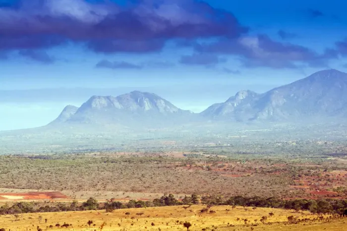 Framed Print : Kudu Point, Savannah and Taita Hills behind, Kenya, East Africa, Africa Framed Print : Kudu Point, Savannah and Taita Hills behind, Kenya, East Africa, Africa