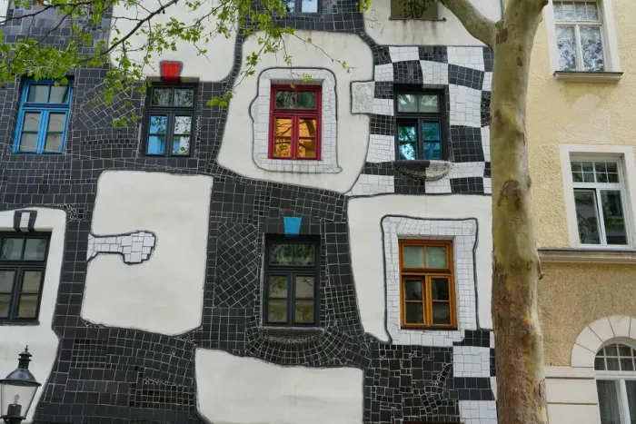 Framed Print : The KunstHaus Wien, a museum in Vienna, designed by the artist Friedensreich Hundertwasser Framed Print : The KunstHaus Wien, a museum in Vienna, designed by the artist Friedensreich Hundertwasser