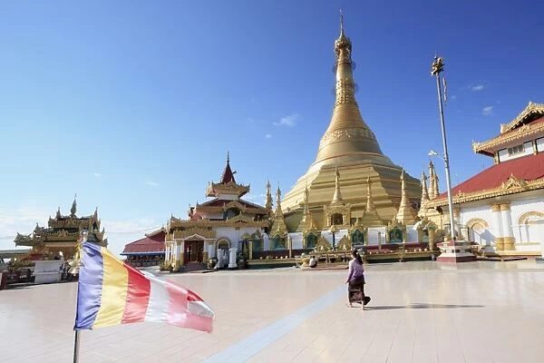 Kyaik Tan Lan pagoda in Mawlamyine, Mon, Myanmar (Burma), Southeast Asia
