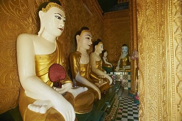 Kyaikthanian Paya temple and monastery, Mawlamyine (Moulmein), Mon State, Myanmar (Burma), Asia