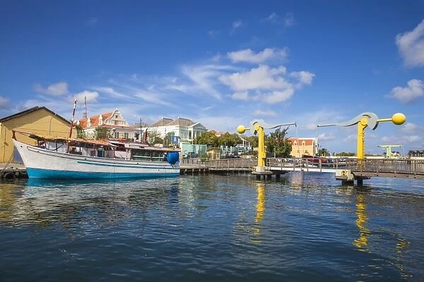 L. B. Smith Bridge, Punda, Willemstad, Curacao, West Indies, Lesser Antilles, former