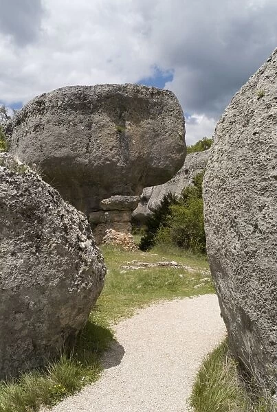 La Ciudad Encantada rock formations near Cuenca, New Castile, Spain, Europe