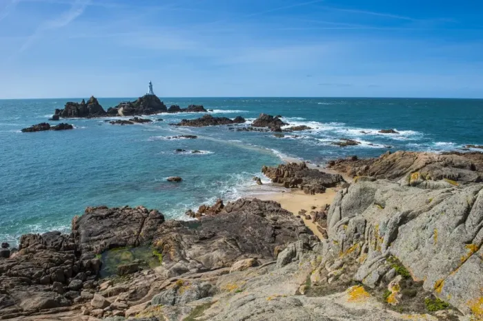 Framed Print : La Corbiere lighthouse, Jersey, Channel Islands, United Kingdom, Europe Framed Print : La Corbiere lighthouse, Jersey, Channel Islands, United Kingdom, Europe