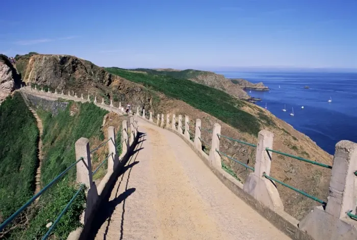 Framed Print : La Coupee and Dixcart Bay, Sark, Channel Islands, United Kingdom, Europe Framed Print : La Coupee and Dixcart Bay, Sark, Channel Islands, United Kingdom, Europe