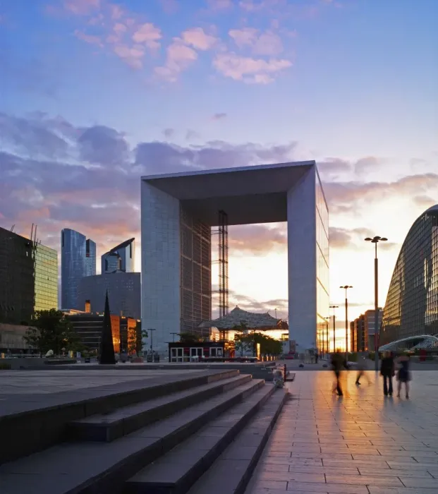 Framed Print : La Defense, Paris, France, Europe Framed Print : La Defense, Paris, France, Europe