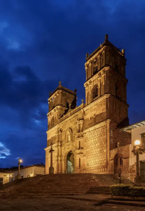 Framed Print : La Inmaculada Concepcion Cathedral at dusk, Barichara, Santander Department, Colombia Framed Print : La Inmaculada Concepcion Cathedral at dusk, Barichara, Santander Department, Colombia