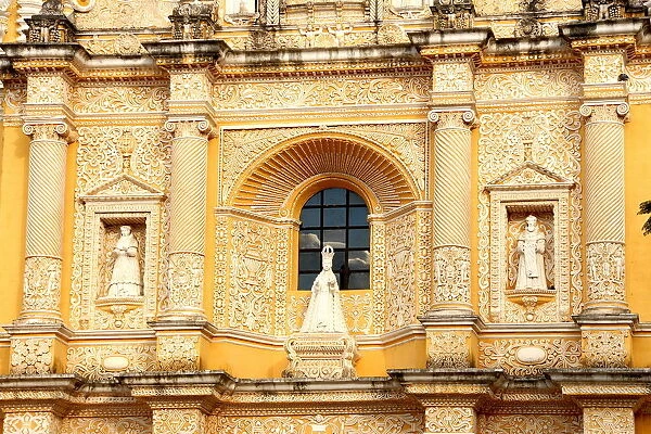 Detail of La Merced church, Antigua, UNESCO World Heritage Site, Guatemala