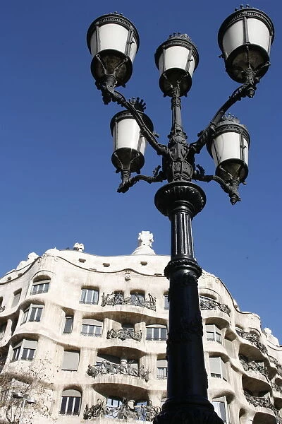 La Pedrera (Casa Mila) designed by Antonio Gaudi, Barcelona, Catalonia, Spain, europe