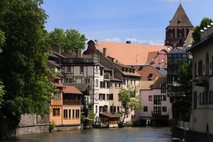 Framed Print : La Petite France Canal Framed Print : La Petite France Canal