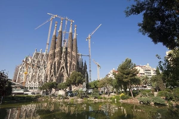 La Sagrada Familia by Antoni Gaudi, UNESCO World Heritage Site, Barcelona