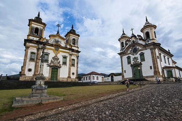 Our Lady of Carmo Church in historical Mariana, Minas Gerais, Brazil, South America