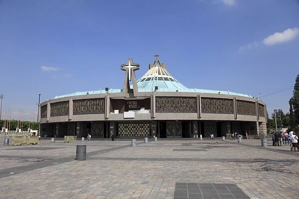 Our Lady of Guadalupe, modern or new Basilica, the most visited Catholic shrine in the Americas