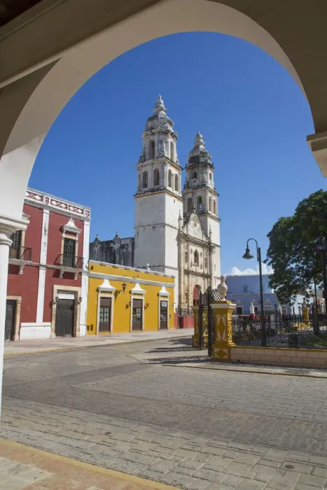 Framed Print : Our Lady of the Immaculate Conception Cathedral, Old Town, UNESCO World Heritage Site, San Francisco de Campeche, State of Campeche, Mexico, North America Framed Print : Our Lady of the Immaculate Conception Cathedral, Old Town, UNESCO World Heritage Site, San Francisco de Campeche, State of Campeche, Mexico, North America