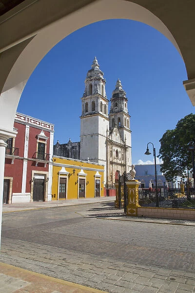 Our Lady of the Immaculate Conception Cathedral, Old Town, UNESCO World Heritage Site, San Francisco de Campeche, State of Campeche, Mexico, North America