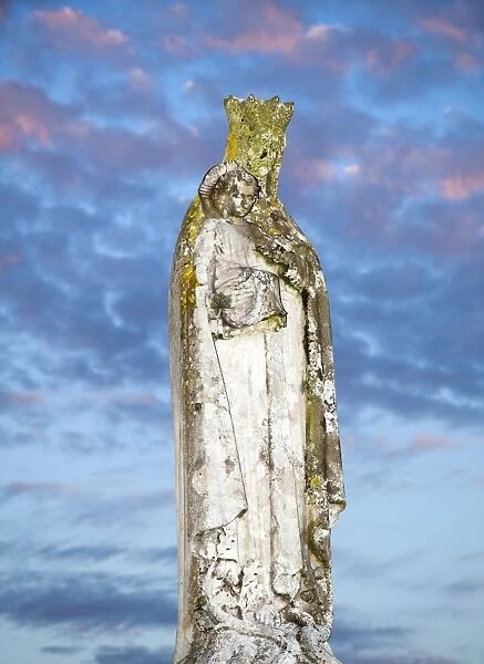 Our Lady of Penrhys statue, Rhondda Valley, Glamorgan, Wales, United Kingdom, Europe