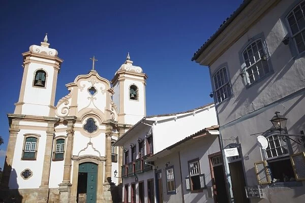 Our Lady of Pilar Church, Ouro Preto, UNESCO World Heritage Site, Minas Gerais, Brazil, South America