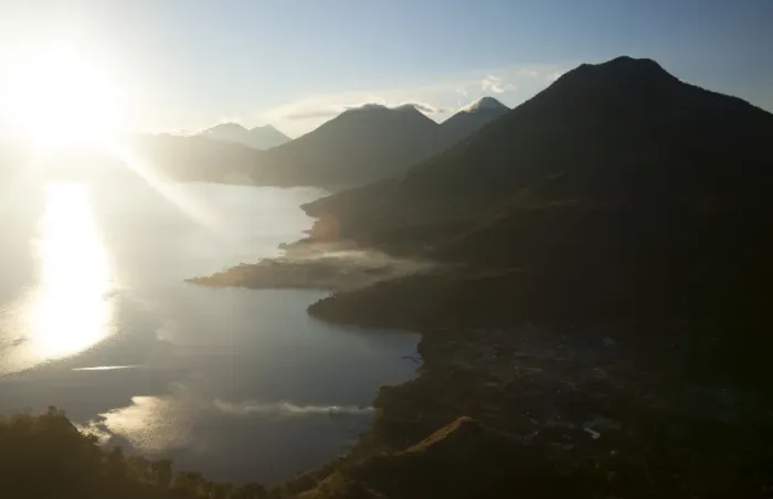 Framed Print : Lago Atitlan, Guatemala, Central America