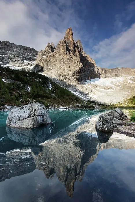 Framed Print : Lago di Sorapis, UNESCO World Heritage site, Dolomites, Belluno, Italy, Europe Framed Print : Lago di Sorapis, UNESCO World Heritage site, Dolomites, Belluno, Italy, Europe