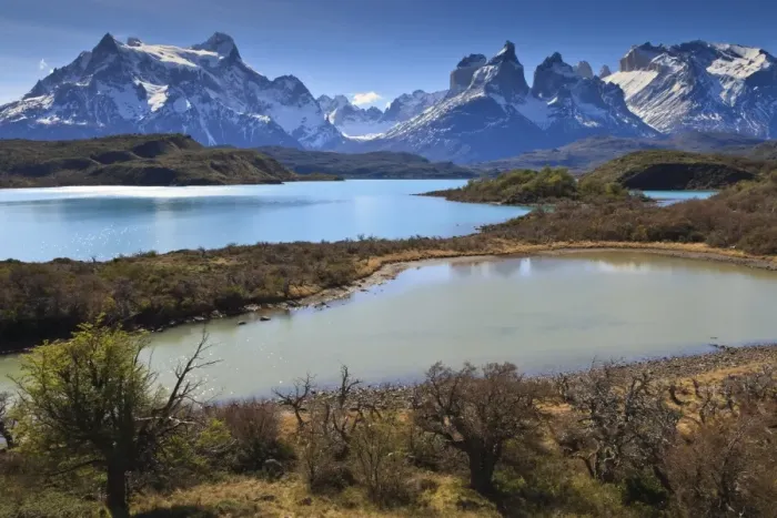 Framed Print : Lago Pehoe and Cordillera del Paine in late afternoon, Torres del Paine National Park, Patagonia, Chile, South America Framed Print : Lago Pehoe and Cordillera del Paine in late afternoon, Torres del Paine National Park, Patagonia, Chile, South America