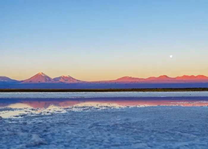 Framed Print : Laguna Baltinache at sunset, Salar de Atacama, Antofagasta Region, Chile, South America Framed Print : Laguna Baltinache at sunset, Salar de Atacama, Antofagasta Region, Chile, South America
