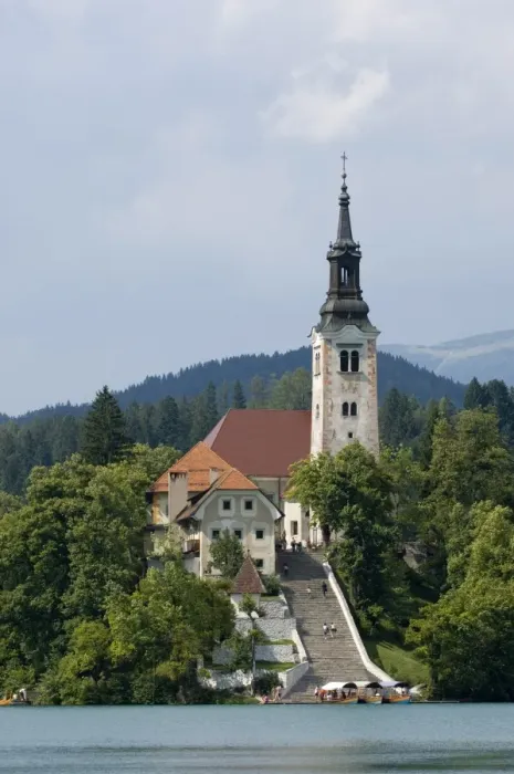 Framed Print : Lake Bled and St