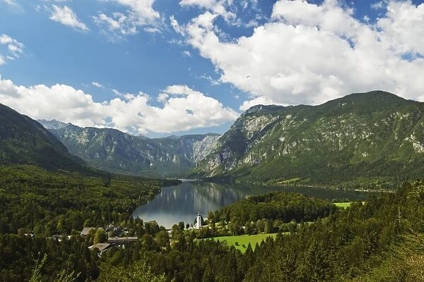Lake Bohinj, Bohimj valley, Julian Alps, Triglav National Park, Slovenia, Europe