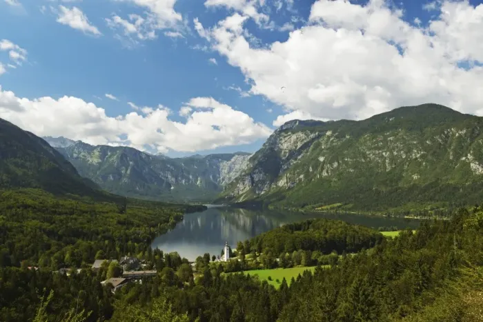 Framed Print : Lake Bohinj, Bohimj valley, Julian Alps, Triglav National Park, Slovenia, Europe Framed Print : Lake Bohinj, Bohimj valley, Julian Alps, Triglav National Park, Slovenia, Europe